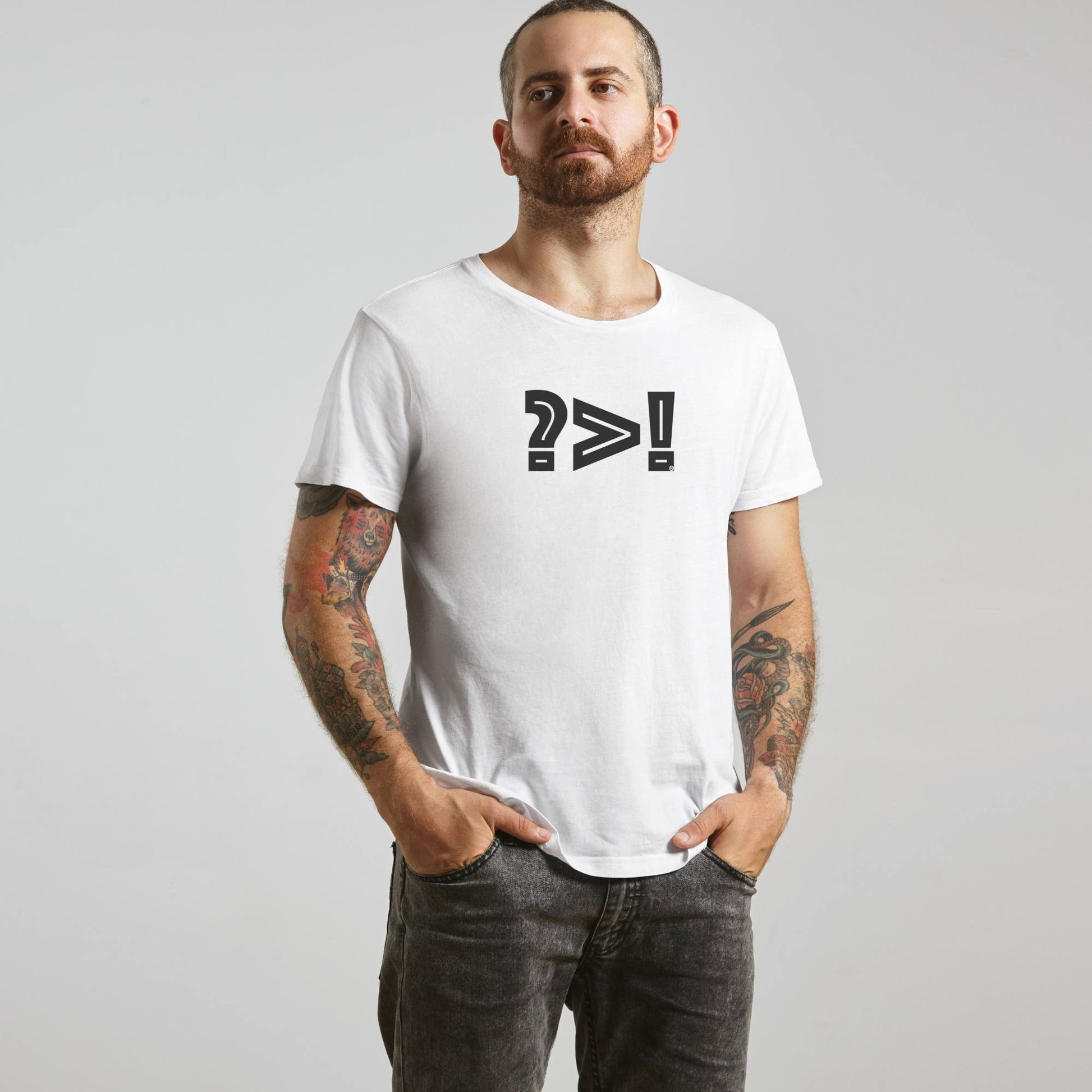 Questions are Greater Than Answers T-Shirt - by nakedpastor