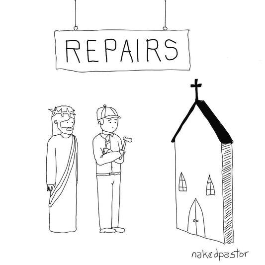 Repairs Digital Cartoon-Digital Cartoons-nakedpastor
