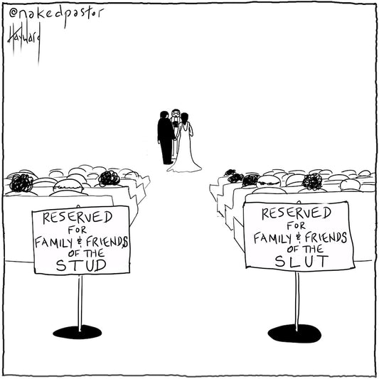 Reserved for Family and Friends Digital Cartoon - by nakedpastor