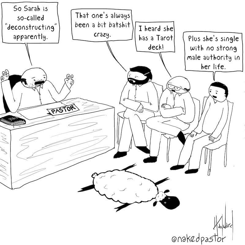 Sarah is So-Called Deconstructing Digital Cartoon - by nakedpastor