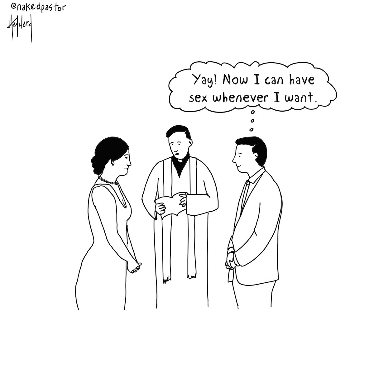 Sex Whenever Digital Cartoon - by nakedpastor