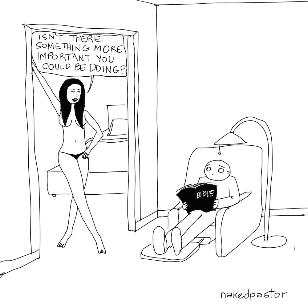 Something More Important Digital Cartoon-Digital Cartoons-nakedpastor