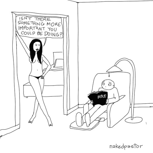 Something More Important Digital Cartoon-Digital Cartoons-nakedpastor