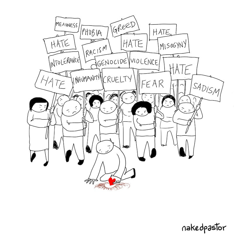 Sow Love Digital Cartoon-Digital Cartoons-nakedpastor