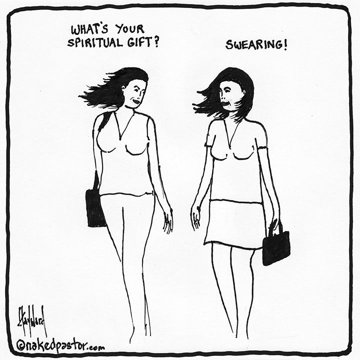 Sacred Defiance Art Print Set-Cartoon-nakedpastor