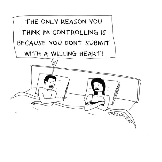 Submit With a Willing Heart Digital Cartoon-Digital Cartoons-nakedpastor