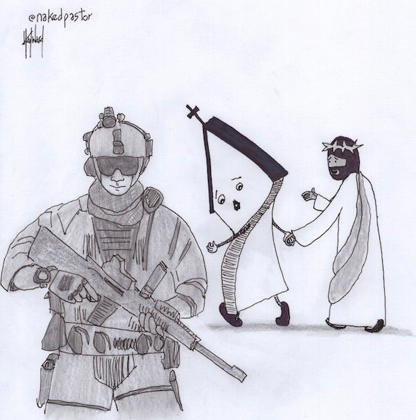 The Church's Attraction Original Cartoon Drawing - by nakedpastor