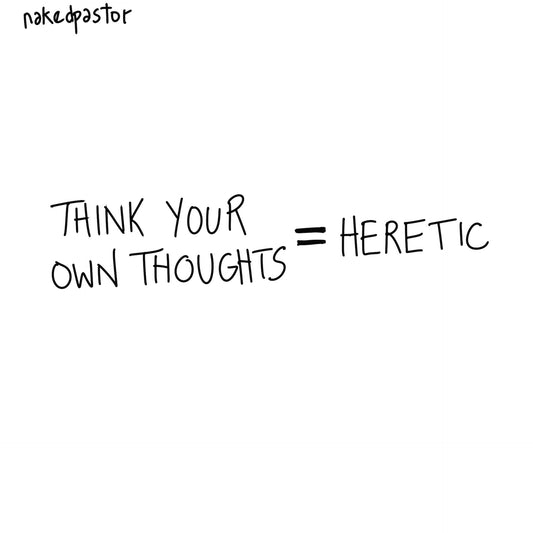 Think Your Own Thoughts Digital Cartoon-Digital Cartoons-nakedpastor