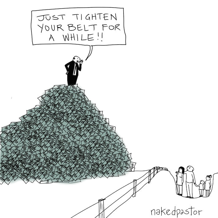 Tighten Your Belt Digital Cartoon-Digital Cartoons-nakedpastor