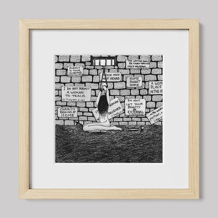 Sophia Trapped Print-Drawings-nakedpastor