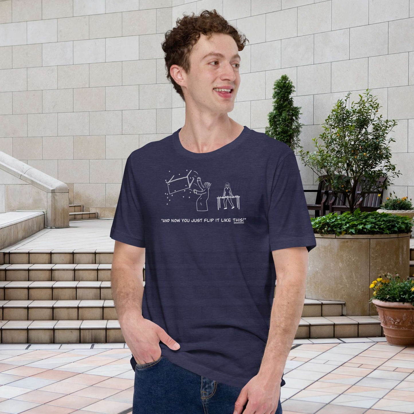 Jesus Flip It Like This T-Shirt - by nakedpastor