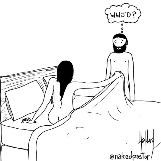 WWJD Digital Cartoon - by nakedpastor