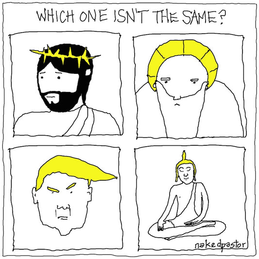 Which One Is Not The Same? Digital Cartoon-Digital Cartoons-nakedpastor