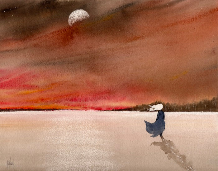 Timber Series You Didn't Think I Would Watercolor Print - by nakedpastor