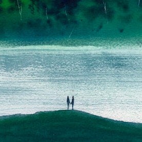 You Me Us Original Watercolour and Ink Painting-Painting-nakedpastor