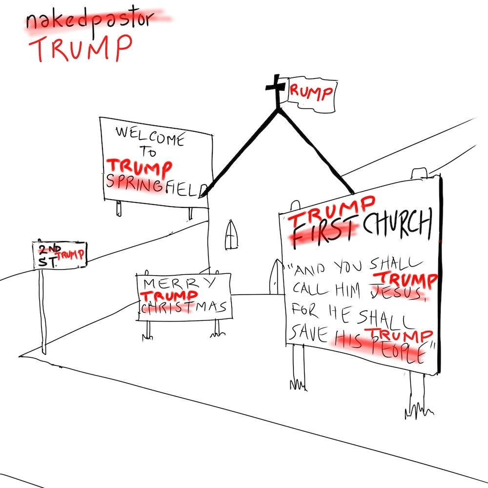 You Shall Call Him Trump Digital Cartoon-Digital Cartoons-nakedpastor