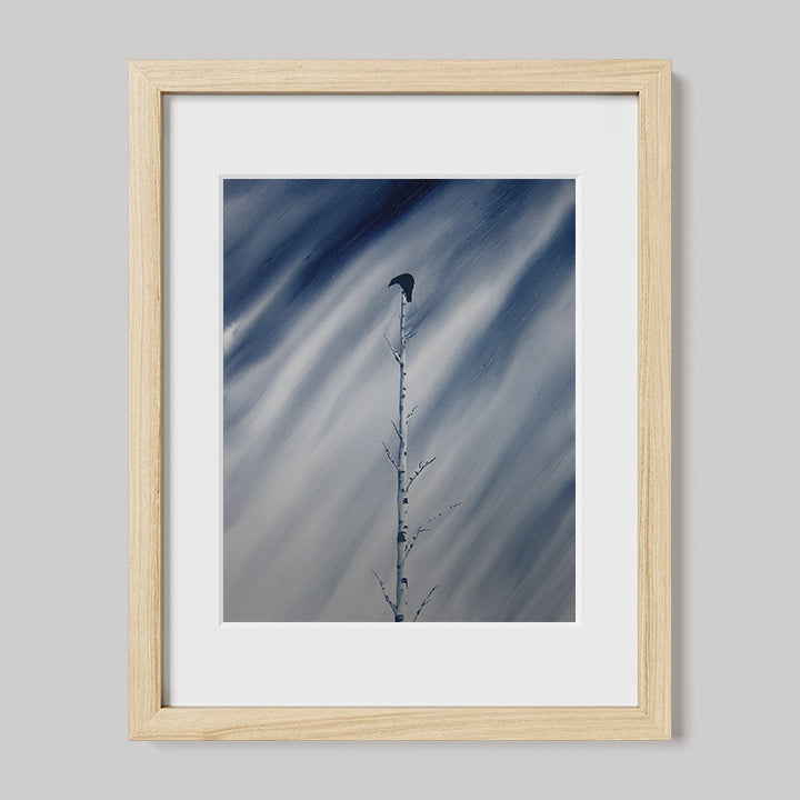 Alone I Will Stand Watercolor Print-Paintings-nakedpastor