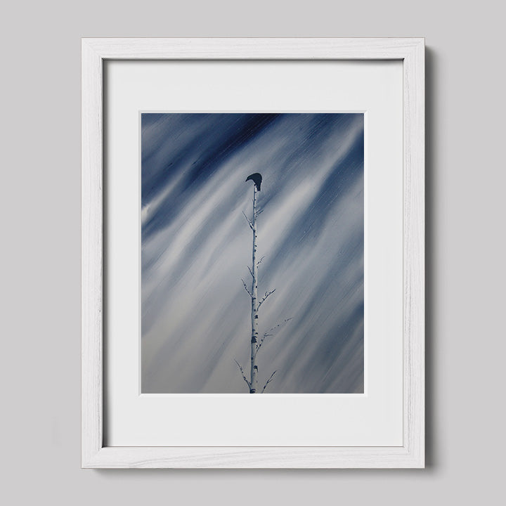 Alone I Will Stand Watercolor Print-Paintings-nakedpastor