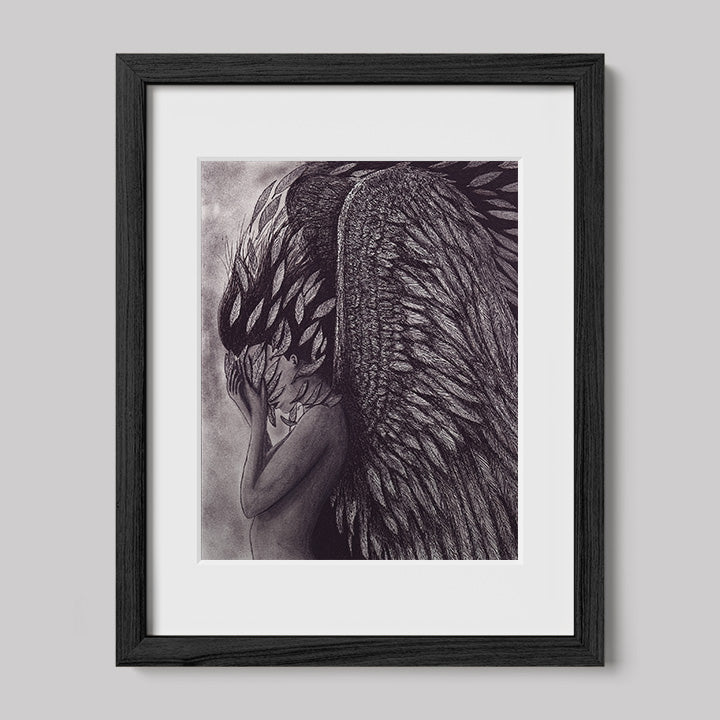 Sophia Angel Print-Drawings-nakedpastor