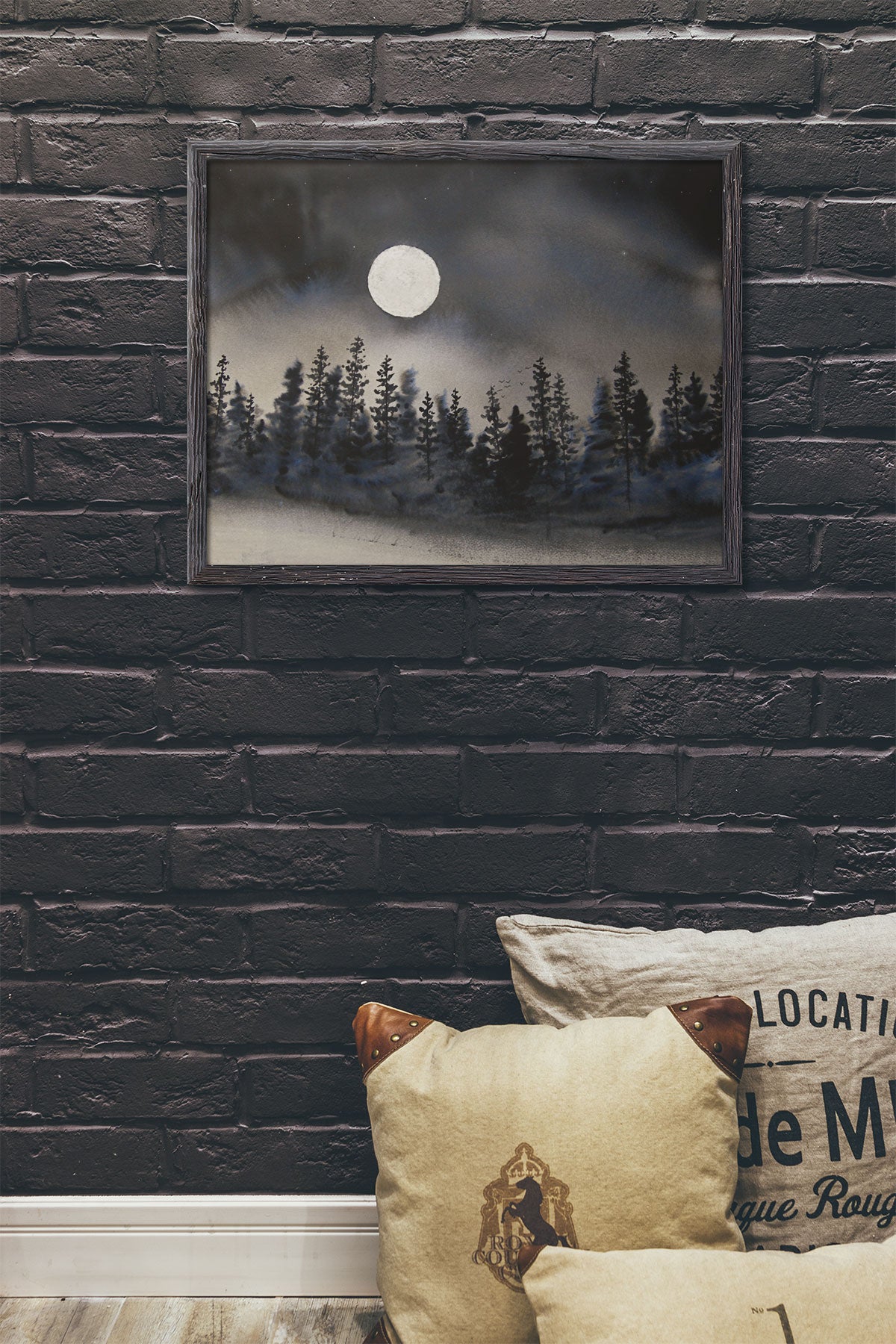 I Can Walk in Darkness Watercolor Print - by nakedpastor