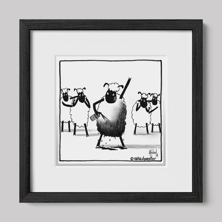 Make Yourself the Black Sheep Print-Cartoons-nakedpastor