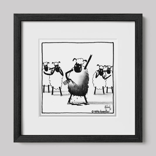 Make Yourself the Black Sheep Print-Cartoons-nakedpastor