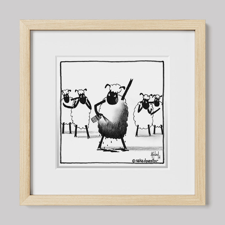 Make Yourself the Black Sheep Print-Cartoons-nakedpastor