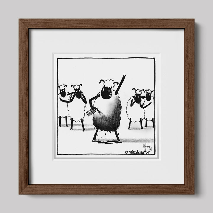 Make Yourself the Black Sheep Print-Cartoons-nakedpastor