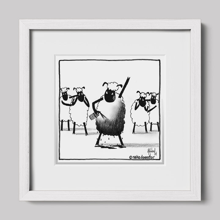 Make Yourself the Black Sheep Print-Cartoons-nakedpastor
