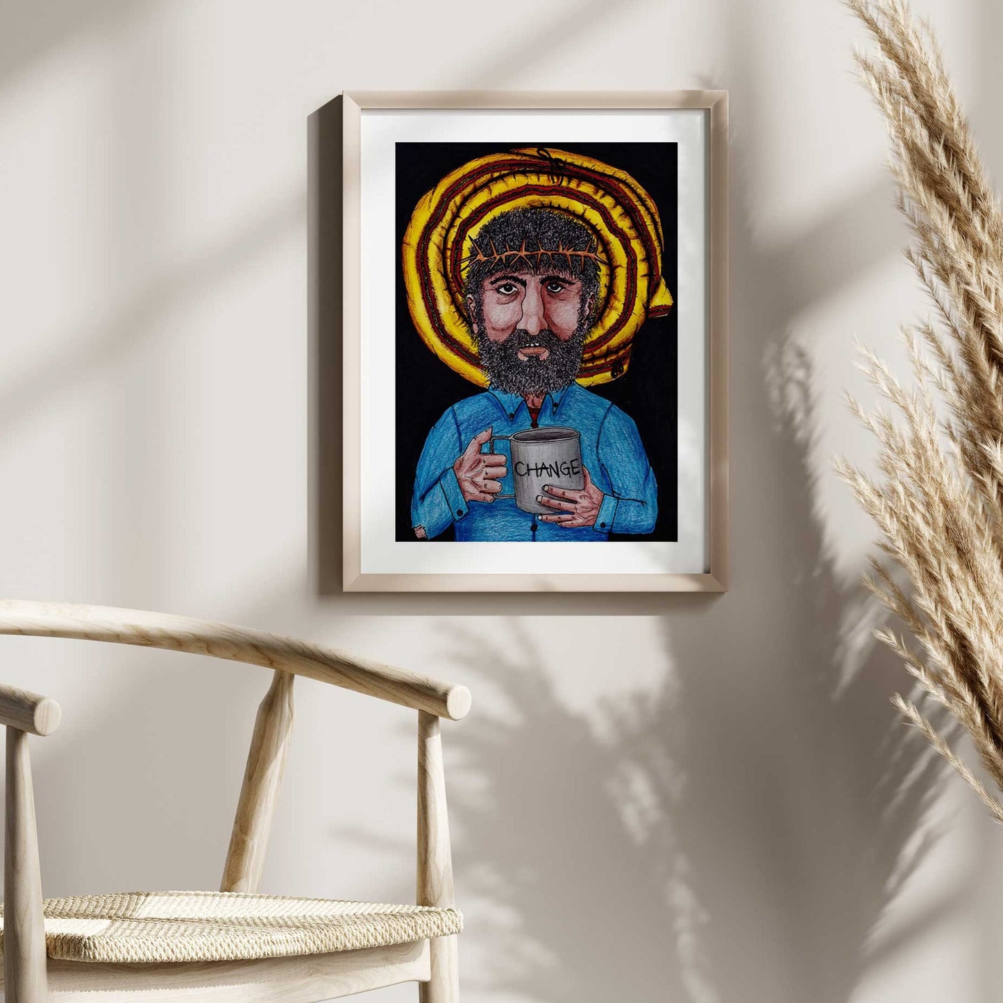Change Image of Christ Print - by nakedpastor