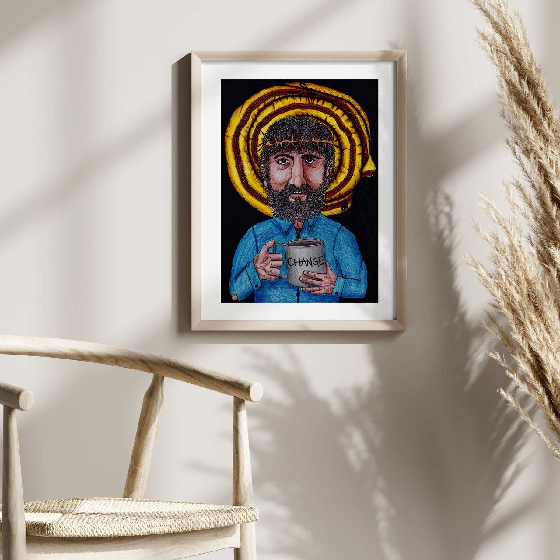 Change Image of Christ Print - by nakedpastor