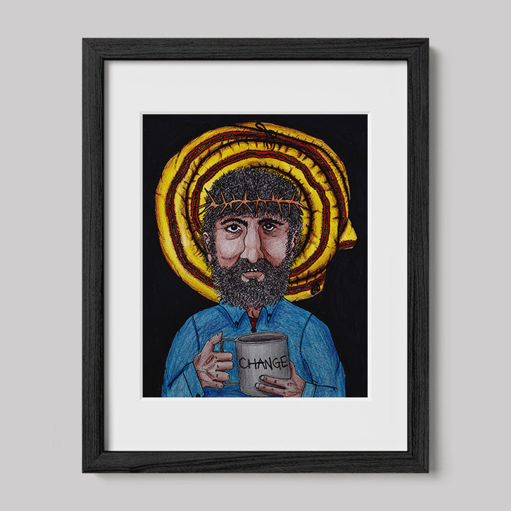 Change Image of Christ Print-Drawings-nakedpastor