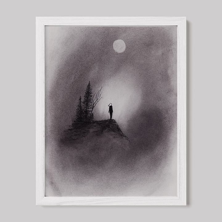 I Changed My Mind Charcoal Drawing Print-Drawings-nakedpastor