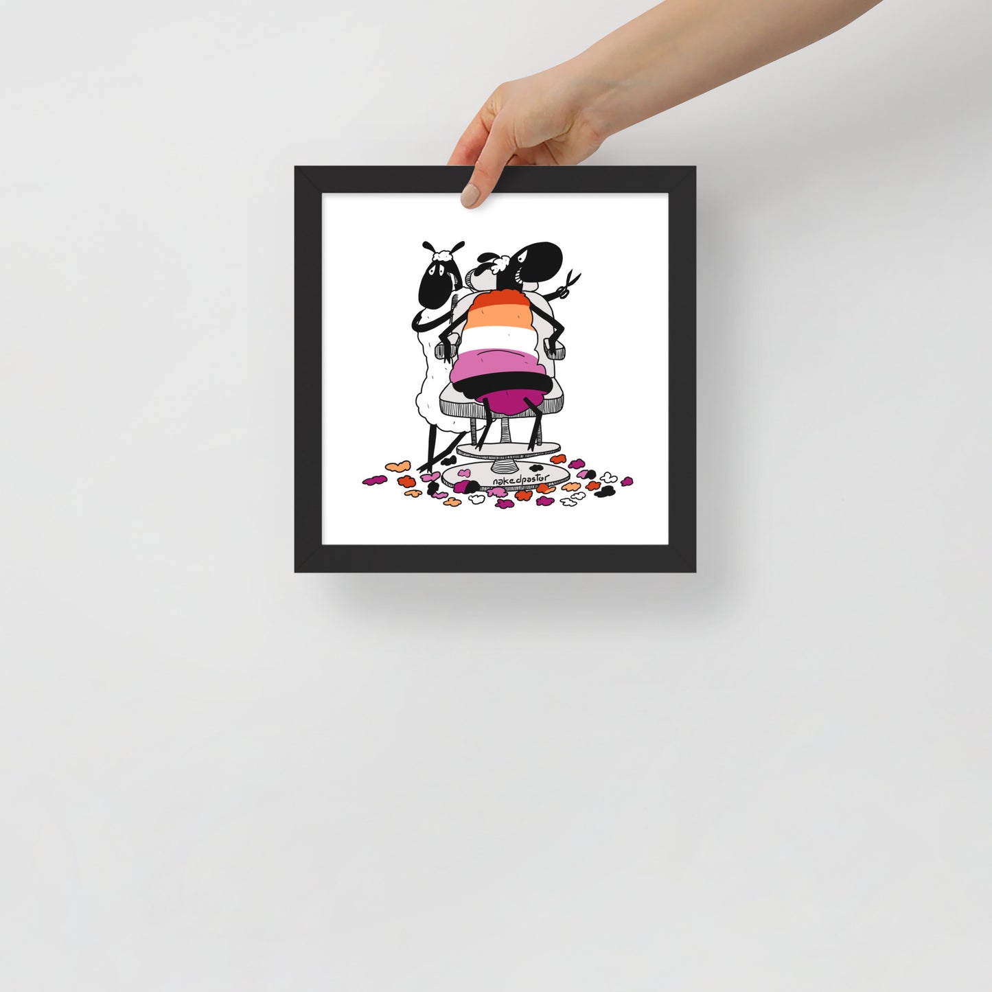 Haircut Cartoon Print - by nakedpastor