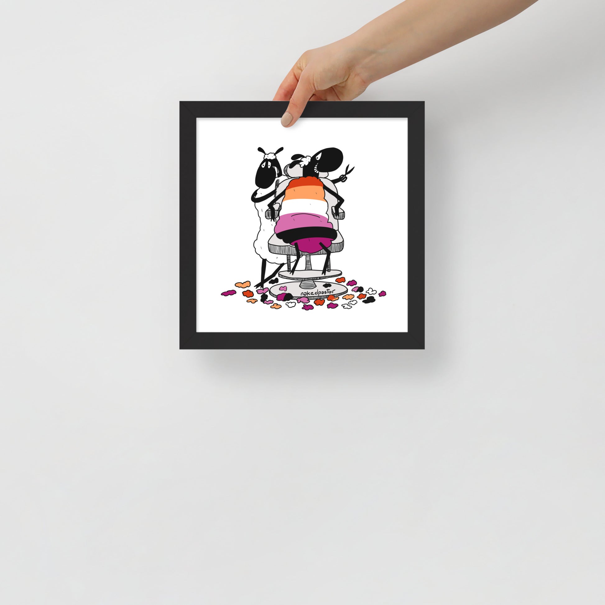 Haircut Cartoon Print - by nakedpastor