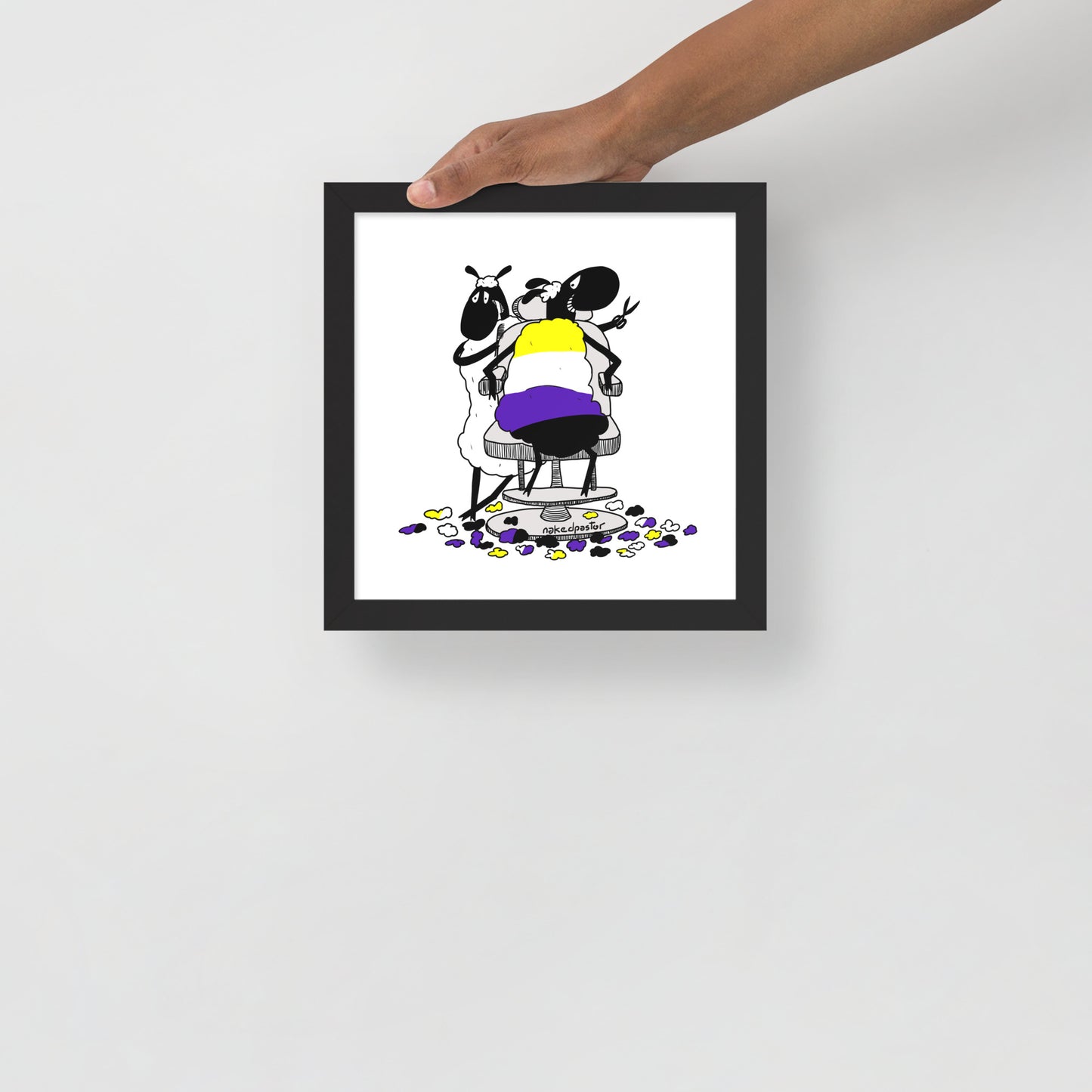 Haircut Cartoon Print - by nakedpastor