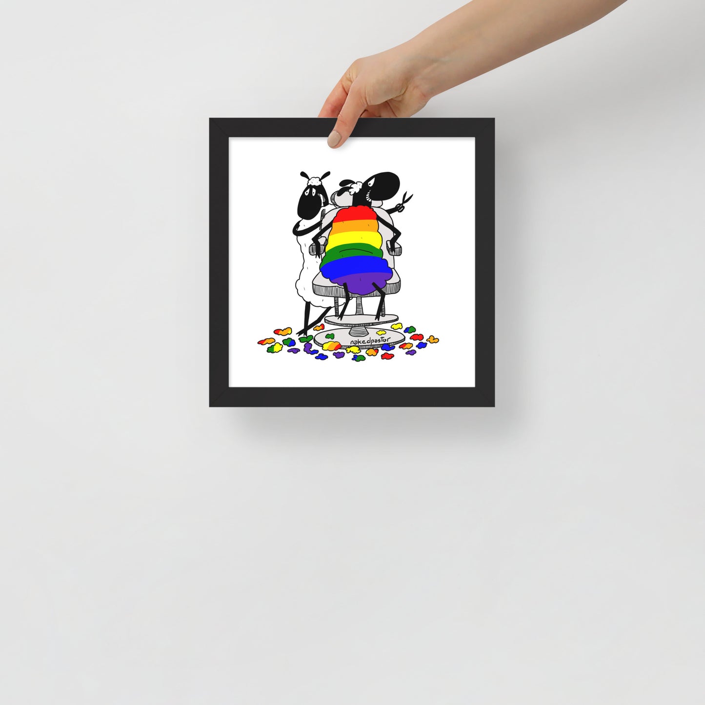 Haircut Cartoon Print - by nakedpastor