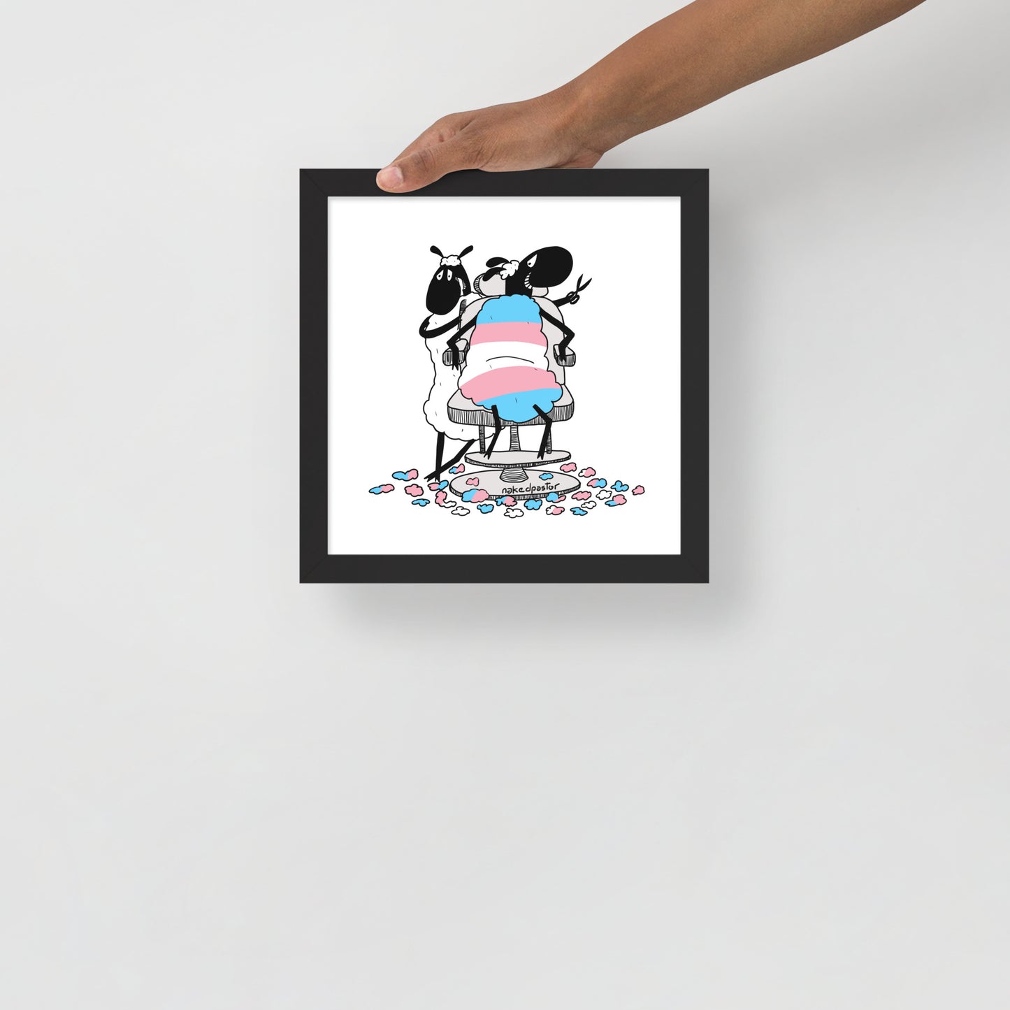 Haircut Cartoon Print - by nakedpastor