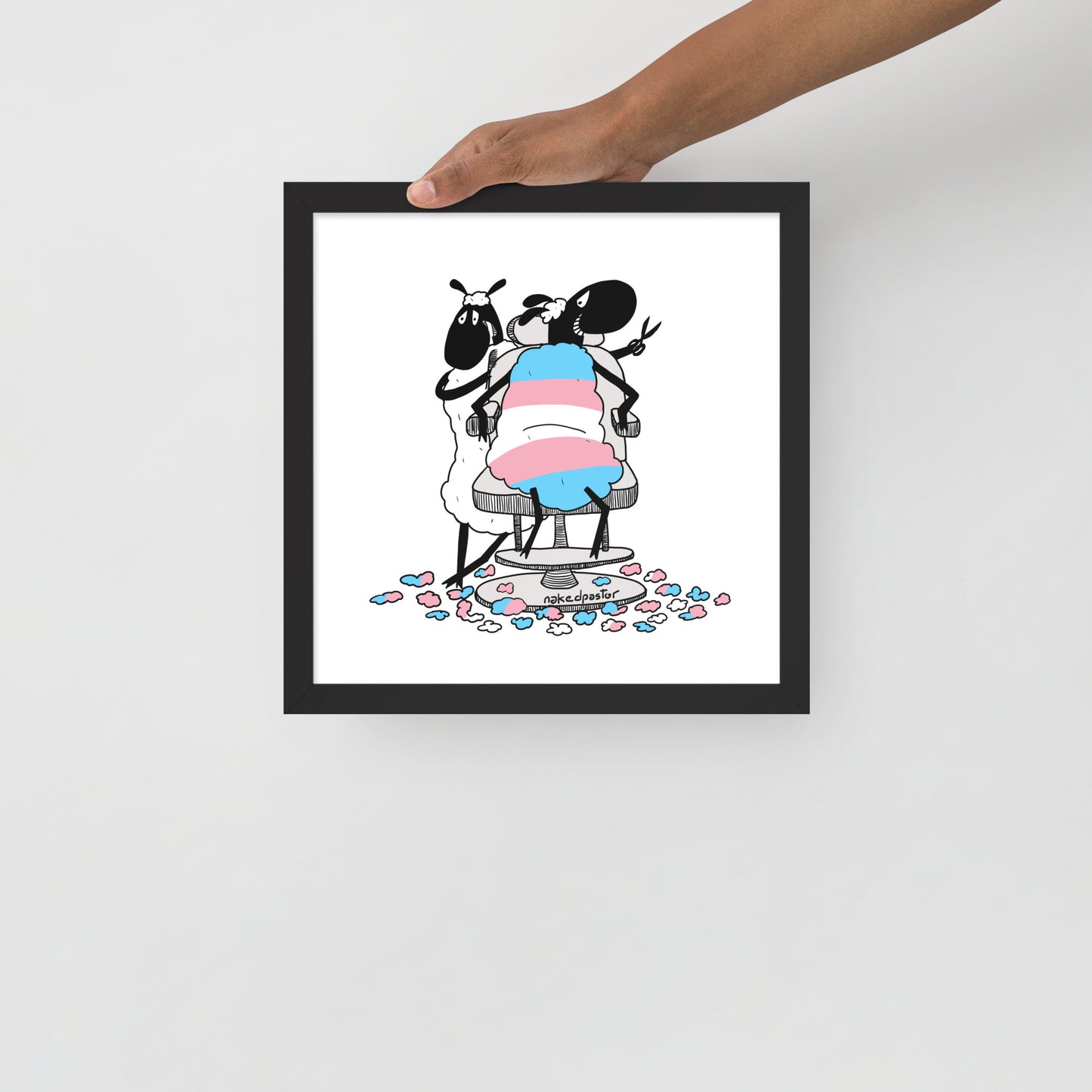 Haircut Cartoon Print - by nakedpastor