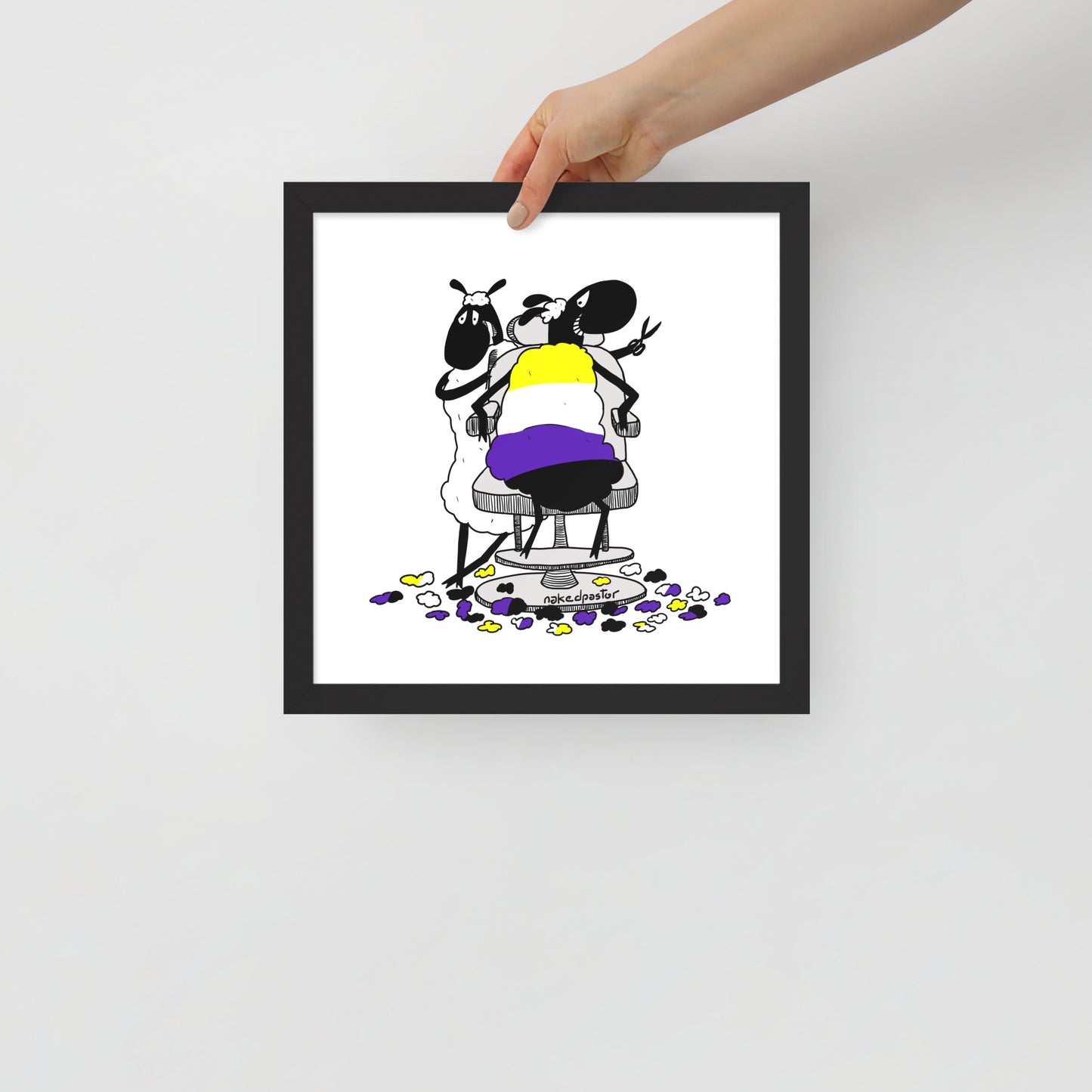 Haircut Cartoon Print - by nakedpastor