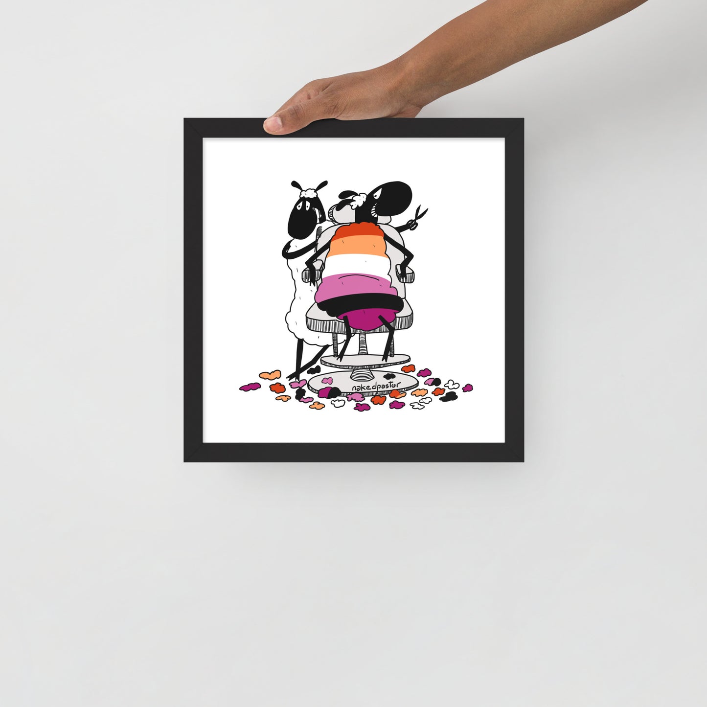 Haircut Cartoon Print - by nakedpastor