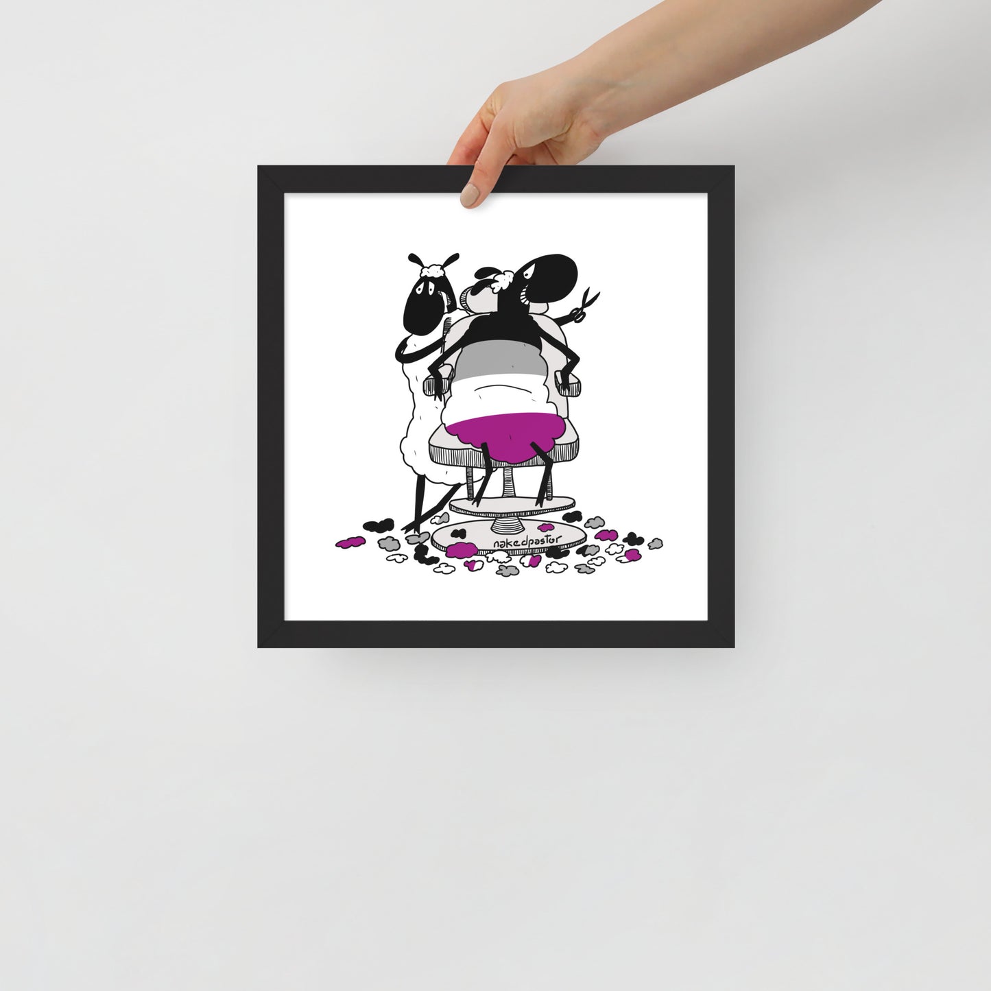 Haircut Cartoon Print - by nakedpastor