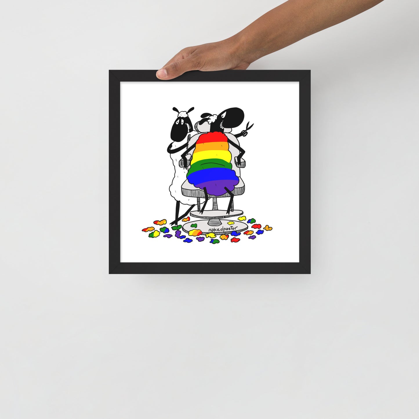 Haircut Cartoon Print - by nakedpastor