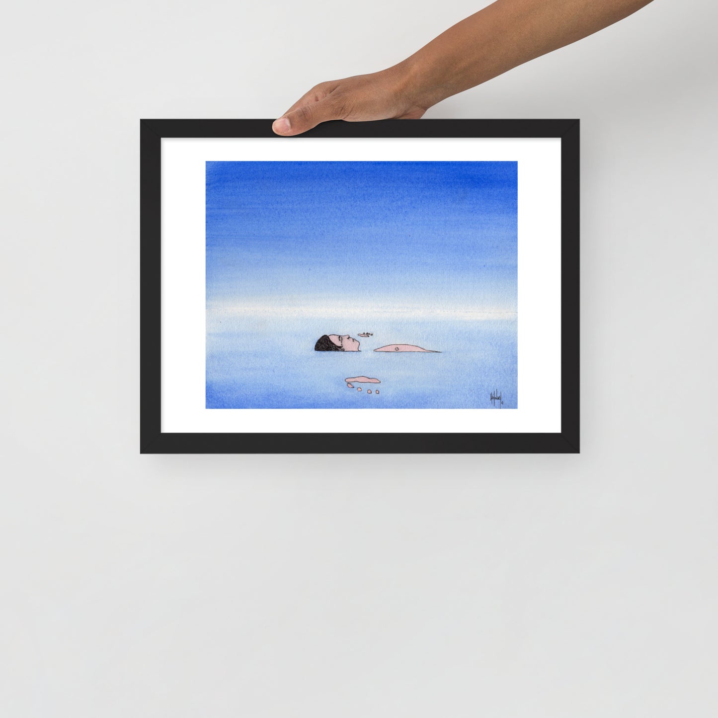 Grief Watercolor Print - by nakedpastor