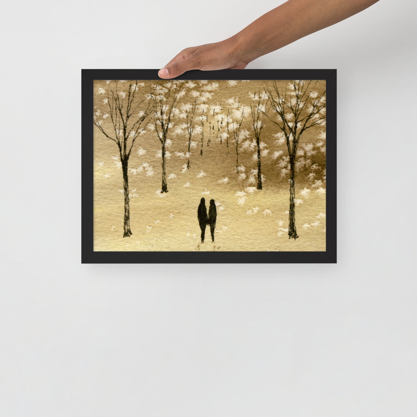 Together in the Midst of Life Watercolor Print - by nakedpastor