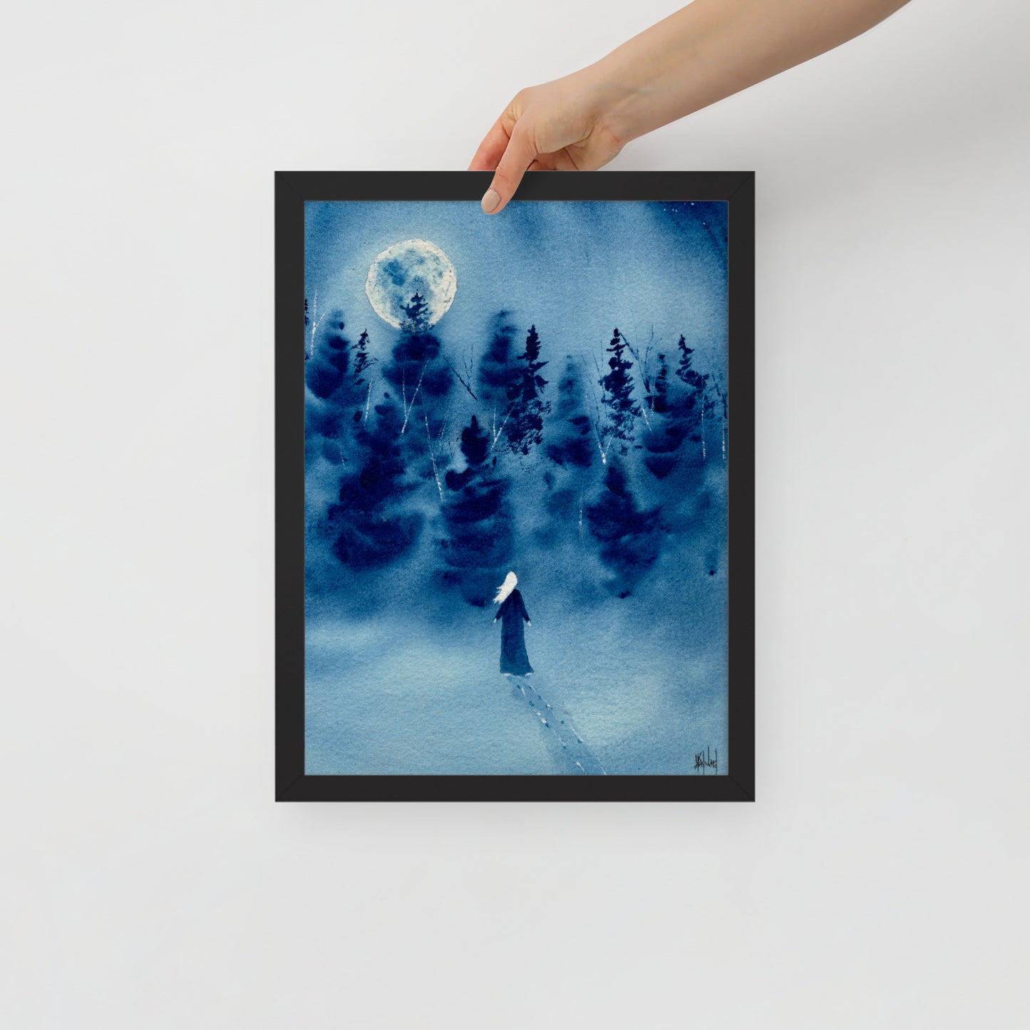 Timber Series My Strength That Is Within Me Watercolor Print