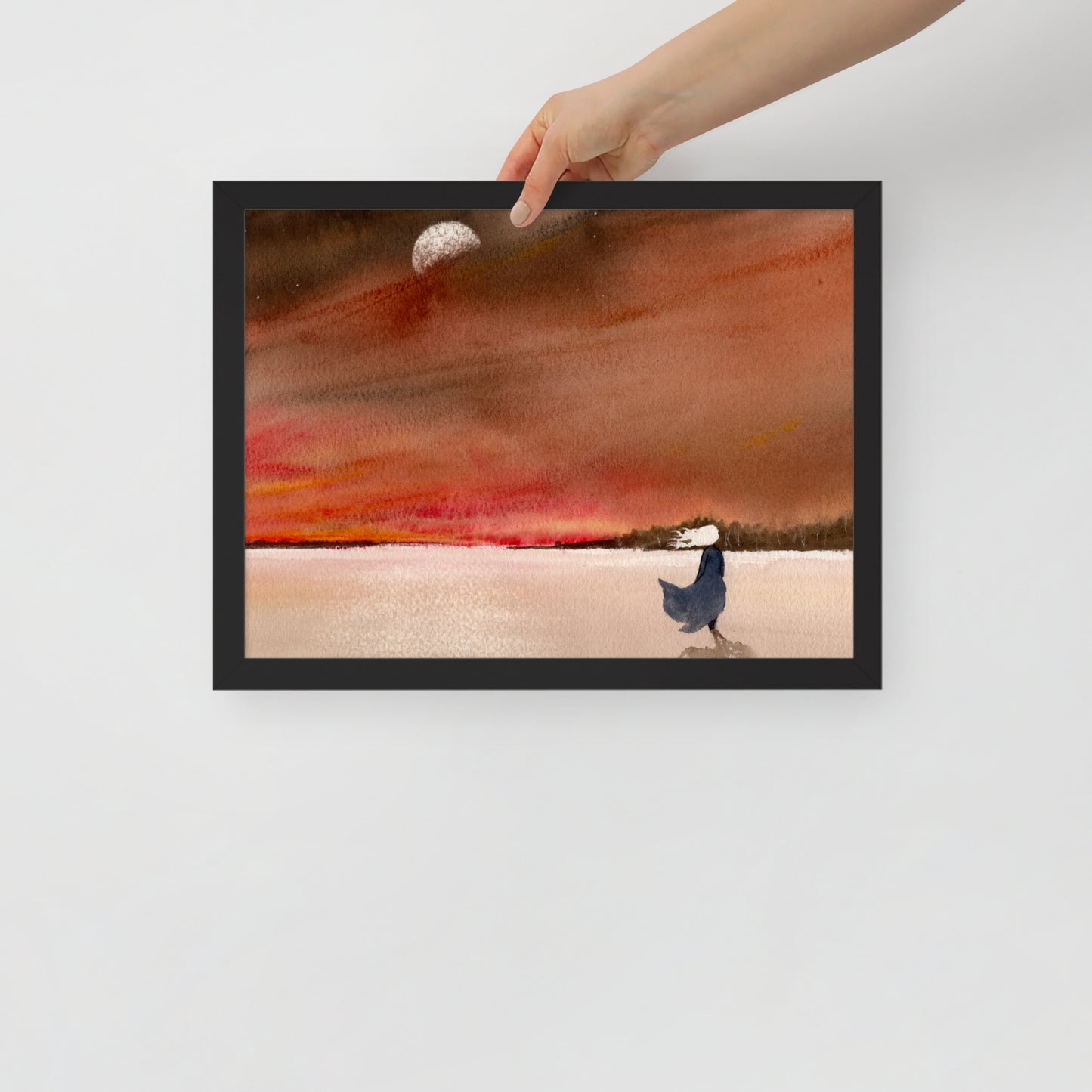 Timber Series You Didn't Think I Would Watercolor Print - by nakedpastor