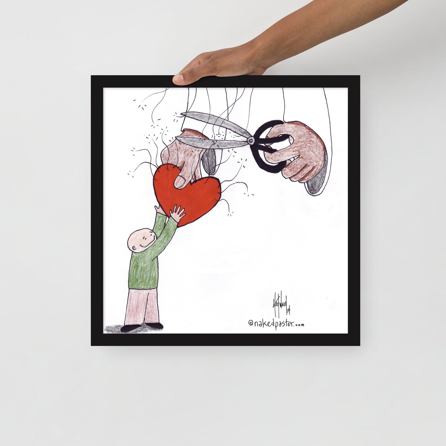 No Strings Attached Print - by nakedpastor