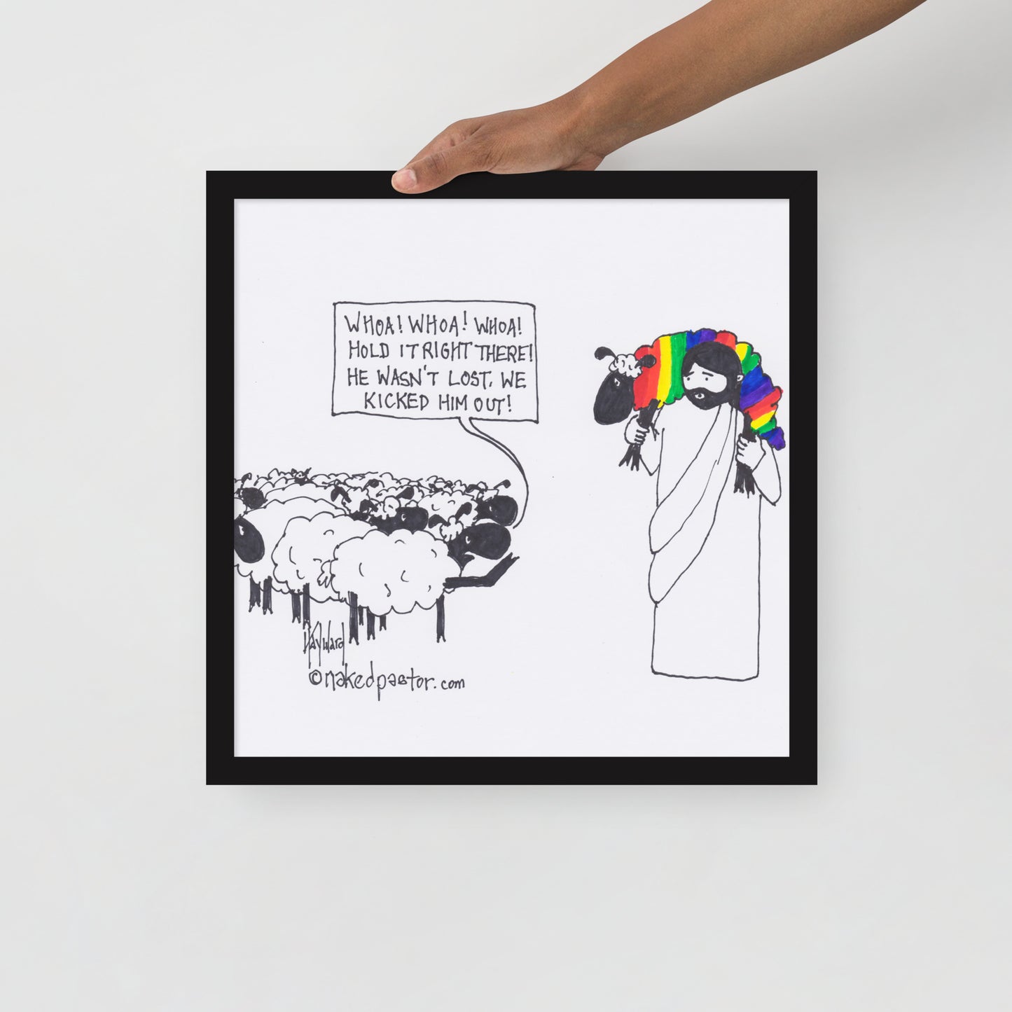 Lost or Kicked Out Print - by nakedpastor