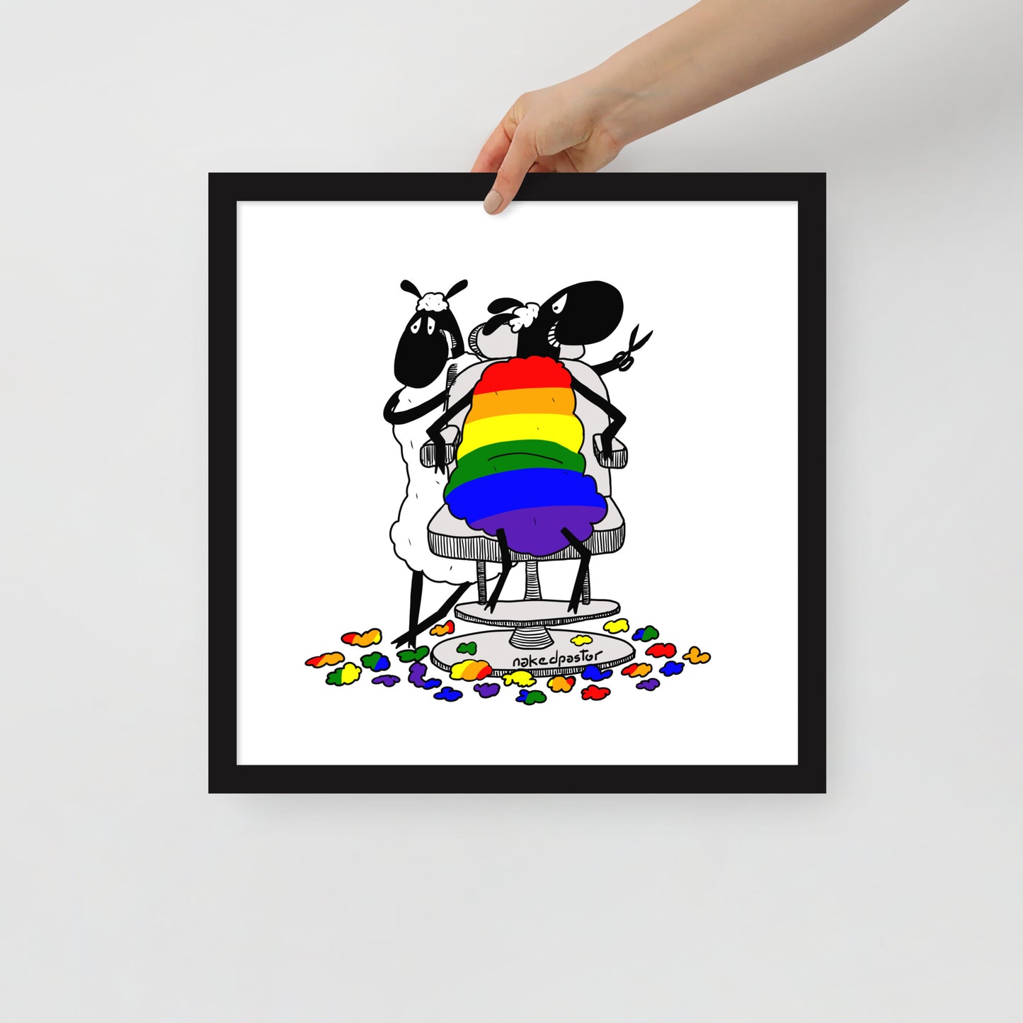 Haircut Cartoon Print - by nakedpastor